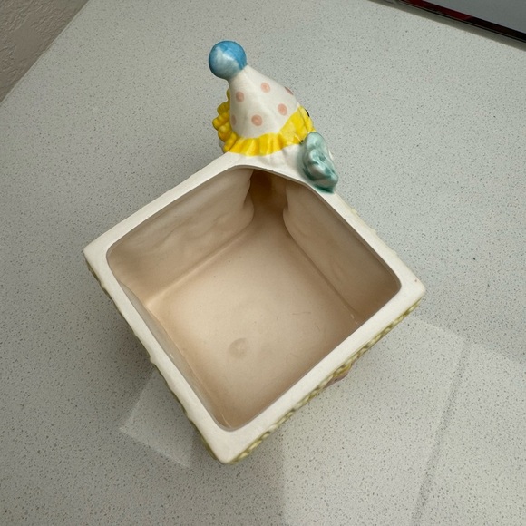 Vintage Baby Nursery Planter Clown Lion Elephant Seal Giraffe MCM 1950s Napco - Picture 8 of 12